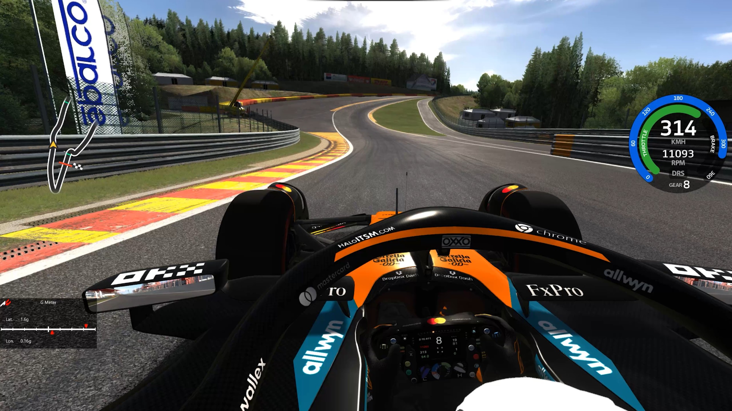 迈凯伦横扫阿斯顿马丁，塞恩斯高光表现